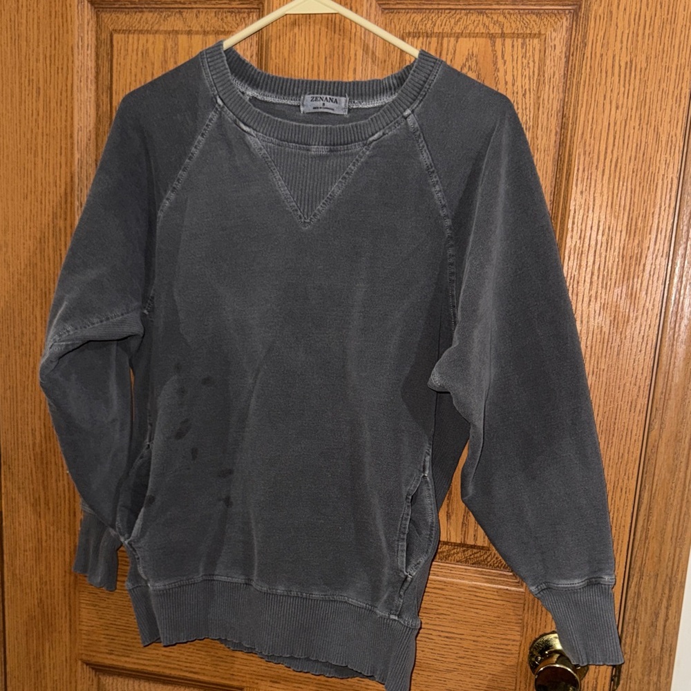 Men’s Charcoal Crewneck Sweatshirt